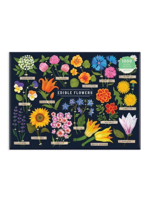 Edible Flowers 1000 Piece Puzzle