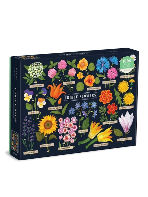 Edible Flowers 1000 Piece Puzzle