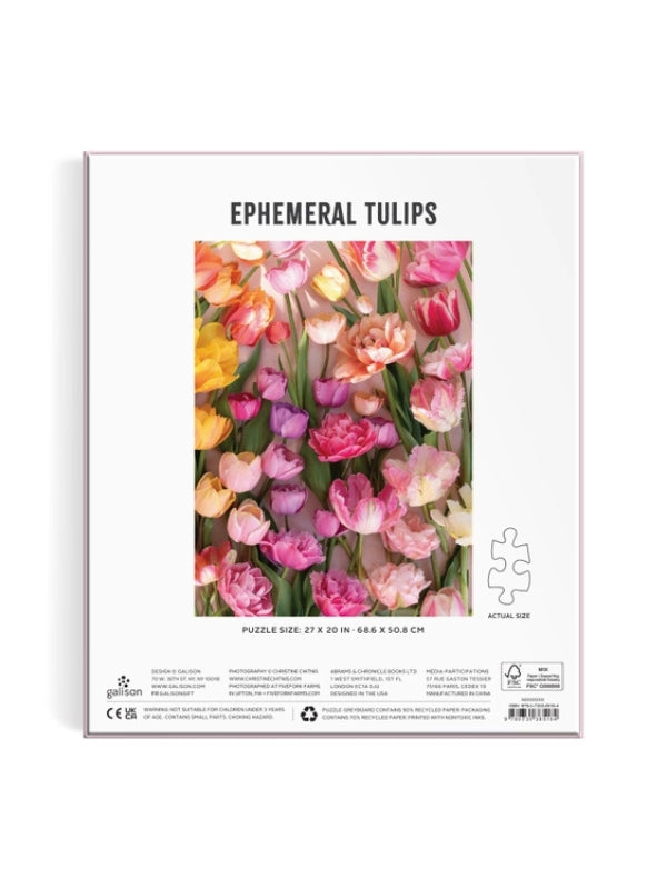 Ephemeral Tulips 1000 Piece Puzzle