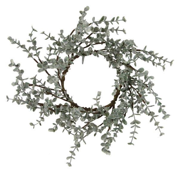Eucalyptus Waxed Amaryllis Wreath