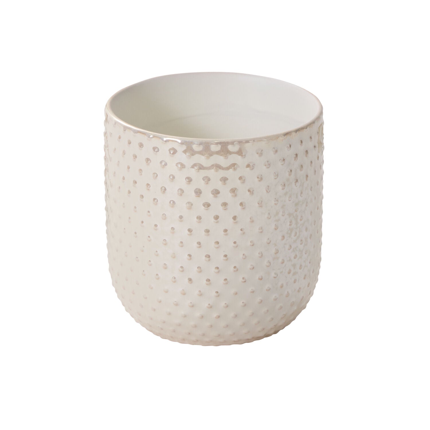 Everly Ceramic Pot - White