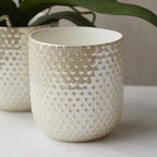 Everly Ceramic Pot - White